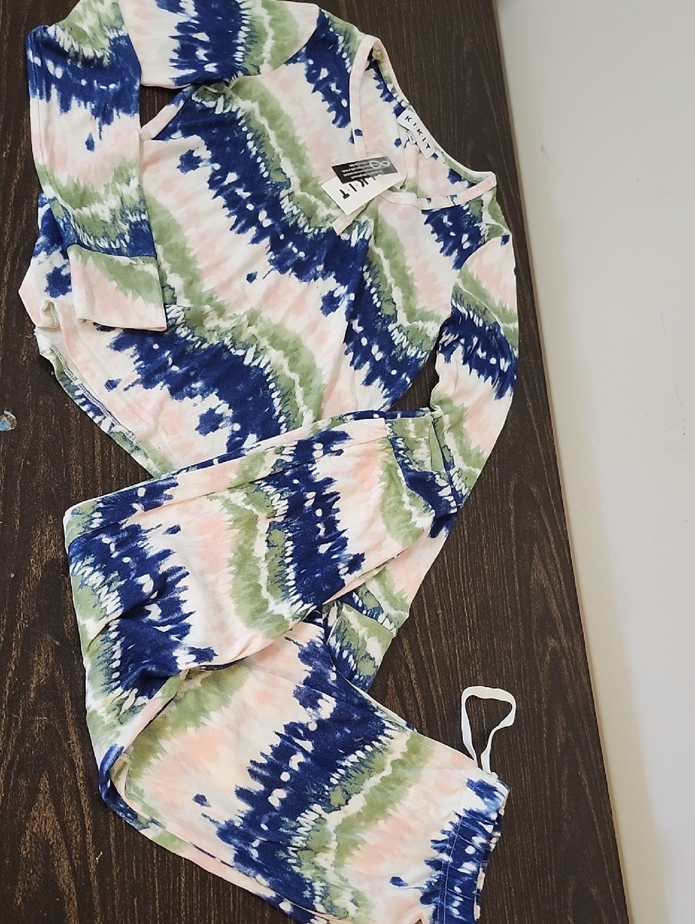 Kikit NWT Pajama Set Soft Cozy Pants Joggers Long Sleeves Medium